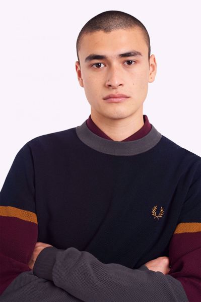 Billede af Fred Perry Colourblock C/N Jumper