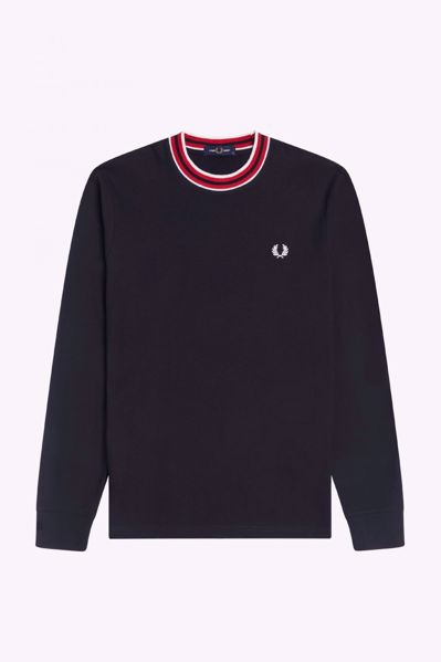 Billede af Fred Perry Refined Pique LS T-shirt