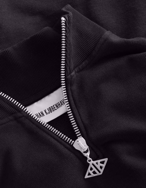 Billede af Han Kjøbenhavn Half Zip Sweat Black