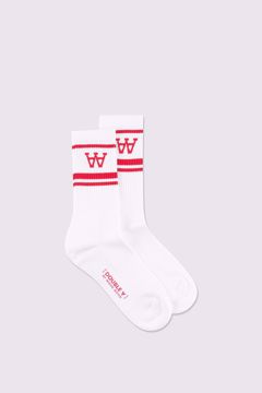 Billede af Wood Wood Con 2-pack Socks Rød