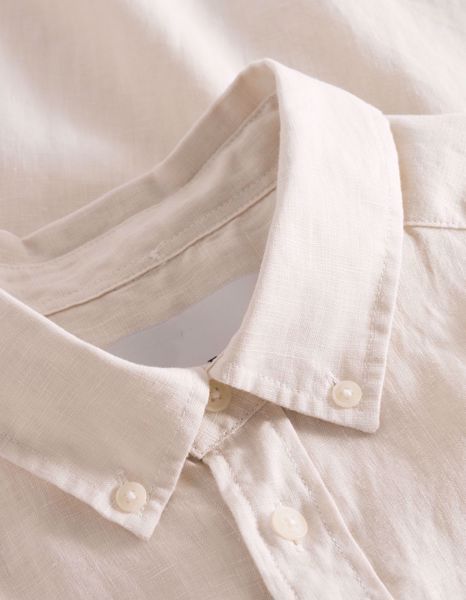 Billede af Les Deux Kris Linen SS Shirt Ivory