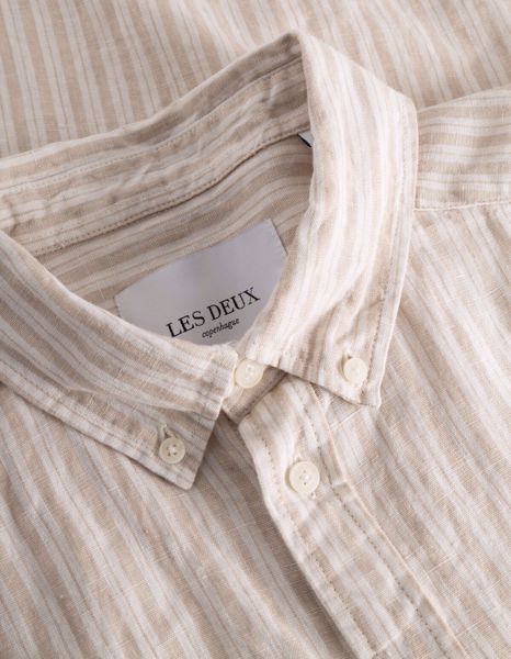 Billede af Les Deux Kris Linen SS Shirt Light Sand