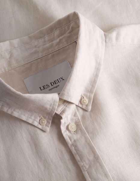 Billede af Les Deux Kristian Linen B.D. Shirt Ivory