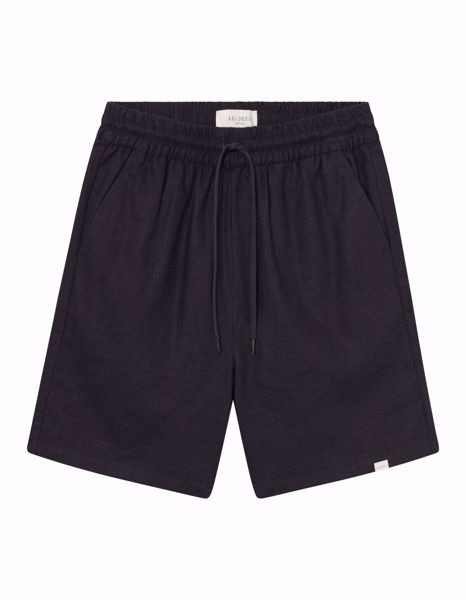 Billede af Les Deux Otto Linen Shorts Navy