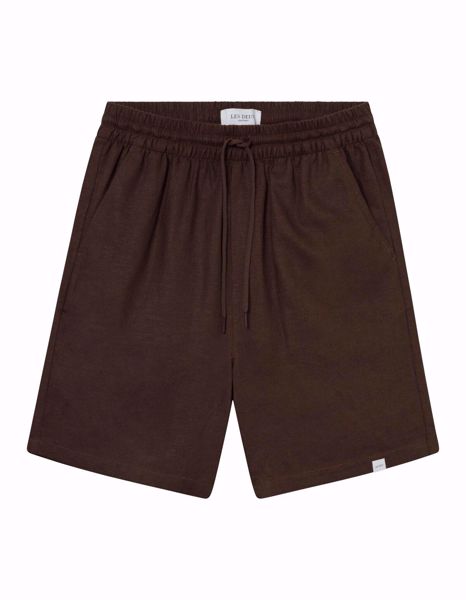 Billede af Les Deux Otto Linen Shorts Brun