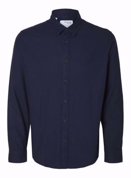 Billede af Selected Flannel Shirt Navy